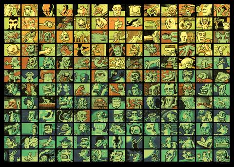 «one», Post-it-Zeichnungen, Ansicht 2 von 5